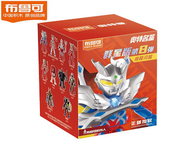 Blokees Ultraman Фигурки Star Edition 08 Версия Оригинальные Сборные Модели Строительный Блок Мультяшная Игрушка Слепая Коробка
