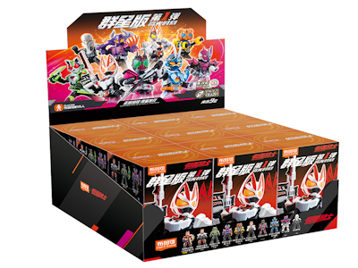 Blokees Kamen Rider Figures 01 Оригинальные Модели Сборки Конструктор Мужской Игрушечный Шкатулка