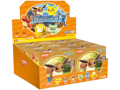 Фигурки Покемонов Blokees,Классическая Версия S-eevee,Оригинальные Подлинные Сборные Модели,Конструктор,Игрушечная Глухая Коробка