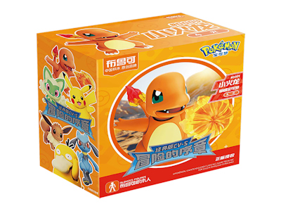 Фигурки Покемонов Blokees,Классическая Версия S-charmander,Оригинальные Подлинные Сборные Модели,Конструктор,Игрушечная Глухая Коробка