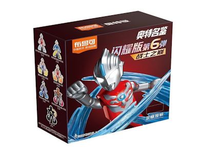 Blokees Ultraman Фигурки Сверкающие,Версия 06,Оригинальные Подлинные Сборные Модели,Строительные Блоки,Мультяшный Шкатулка