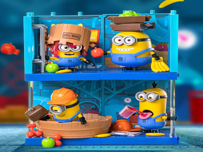 Фигурки Blokees Minionss,Партнерские Фигурки Magic Edition01,Оригинальная Модель Chineseversion,Конструктор,Конструктор,Игрушка «человек»
