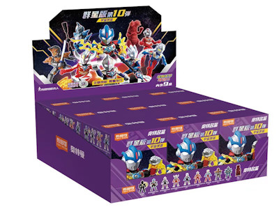Blokees Ultraman Фигурки Star Edition 10 Версия Оригинальные Сборные Модели Строительный Блок Мультяшная Игрушка Слепая Коробка