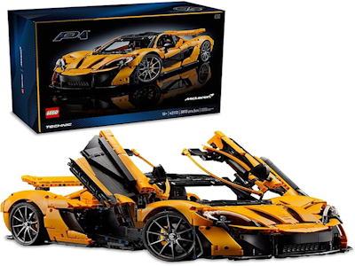 Lego 42172 Оригинальный Оригинальный Технический Mclaren P1 Гиперкар Строительный Набор Формула 1 Гоночный Автомобиль Коллекционная Модель Подарок Возраст 18 +